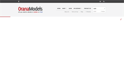 Desktop Screenshot of oranamodels.com